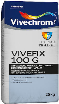 Vivechrom Vivefix 100G - Γκρι ινοπλισμένο κονίαμα για την συγκόλληση όλων των
