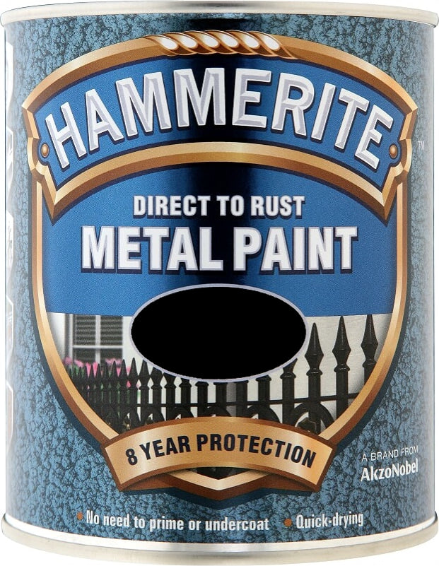 Vivechrom HAMMERITE ΑΠΕΥΘΕΙΑΣ ΣΤΗ ΣΚΟΥΡΙΑ - Χρώμα μετάλλων για εφαρμογή απευθείας σε σκουριασμένο μέταλλο