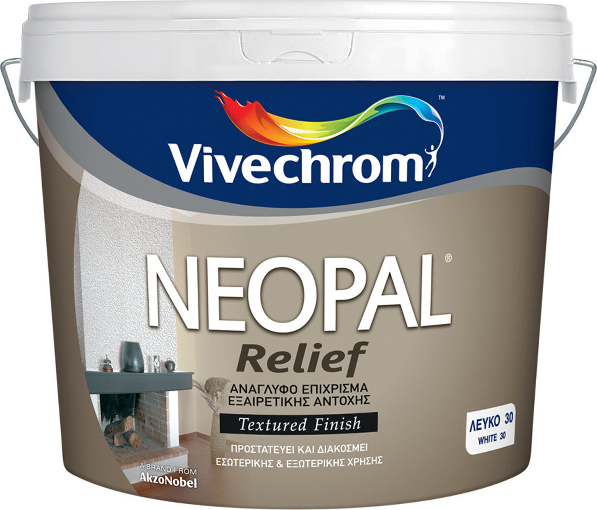 Vivechrom Neopal Relief - Ανάγλυφο διακοσμητικό επίχρισμα μεγάλης αντοχής