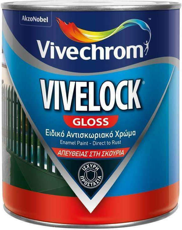 Vivechrom Vivelock Gloss - Ειδικό γυαλιστερό χρώμα, το οποίο εφαρμόζεται κατευθείαν σε