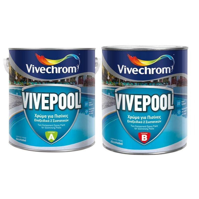 Vivechrom Vivepool - Εποξειδικό χρώμα διαλύτου δύο συστατικών για πισίνες