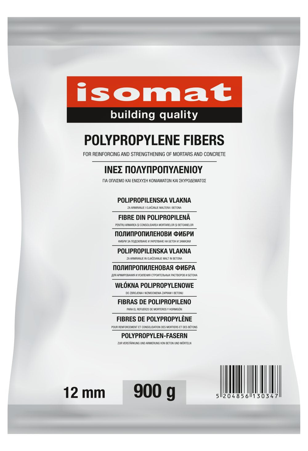 Isomat ΙΝΕΣ ΠΟΛΥΠΡΟΠΥΛΕΝΙΟΥ - Ίνες για την ενίσχυση και τον οπλισμό σκυροδεμάτων και κονιαμάτων