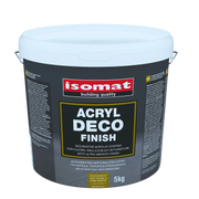 Isomat ACRYL-DECO FINISH - Διακοσμητικό, έτοιμο προς χρήση, ακρυλικό επίχρισμα για δάπεδα, τοίχους και χτιστά έπιπλα με πολύ λείο φινίρισμα