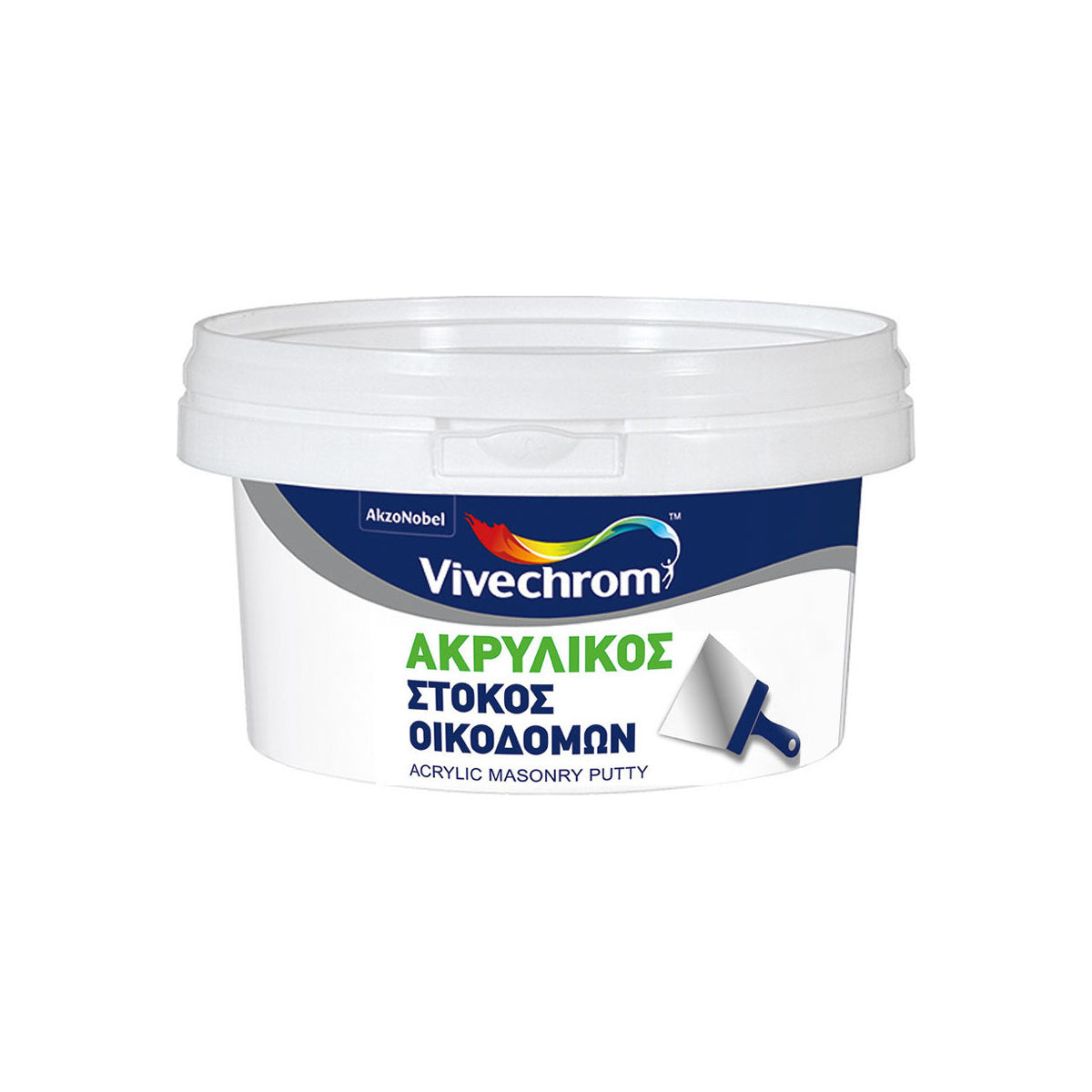 Vivechrom ΑΚΡΥΛΙΚΟΣ ΣΤΟΚΟΣ ΟΙΚΟΔΟΜΩΝ - Λευκός ακρυλικός στόκος εσωτερικής και εξωτερικής χρήσης