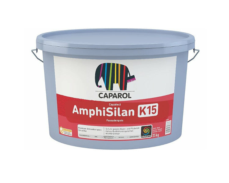 Caparol Σιλικονούχος Σοβάς Capatect AmphiSilan Fassadenputz K15 Λευκός