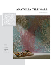 Novacolor Stencil Anatolia tile wall