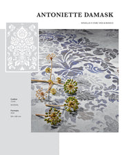 Novacolor Stencil Antoniette damask 53x84cm