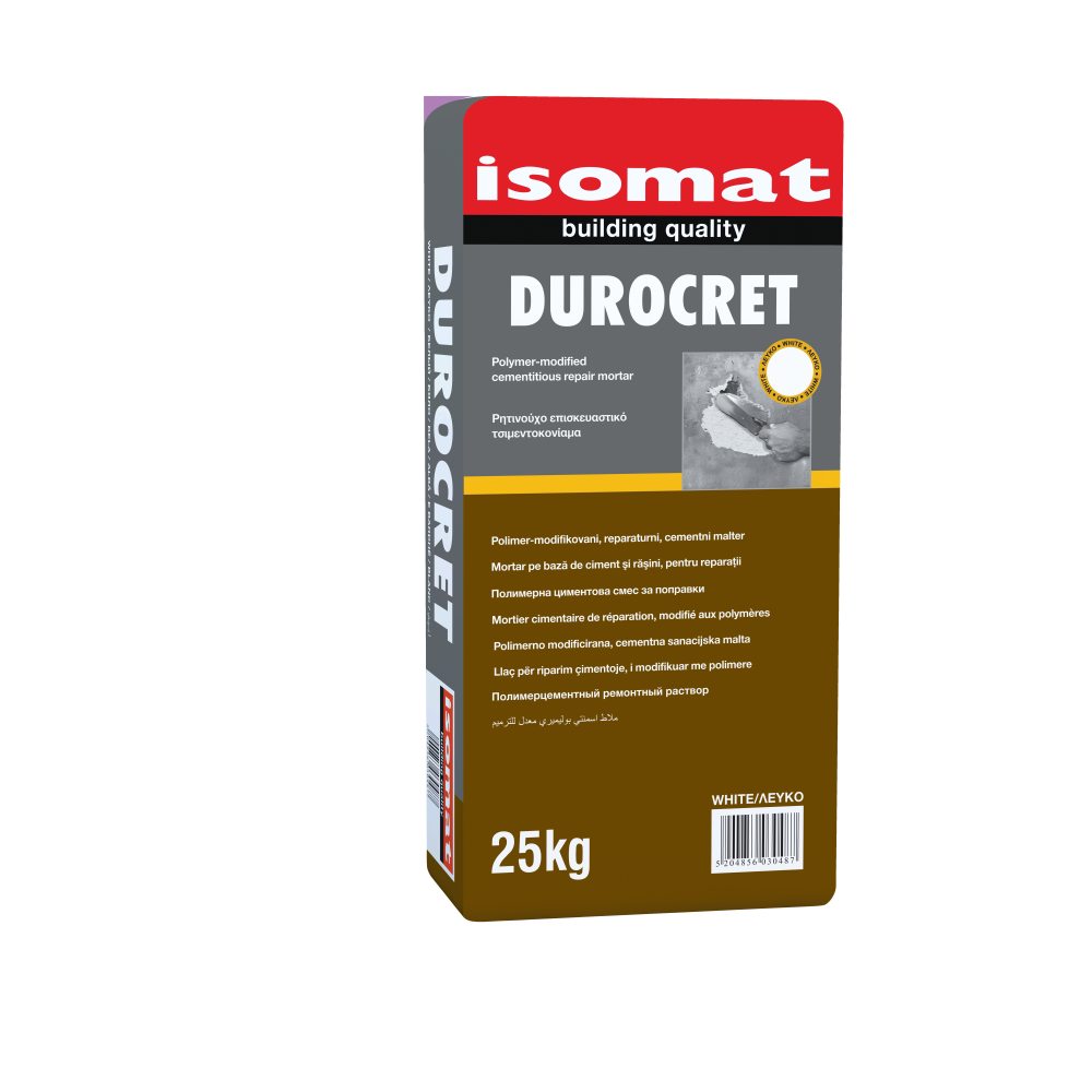Isomat DUROCRET - Ρητινούχο επισκευαστικό τσιμεντοκονίαμα