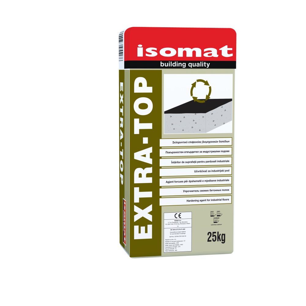 Isomat EXTRA-TOP - Σκληρυντικό επιφανείας βιομηχανικών δαπέδων