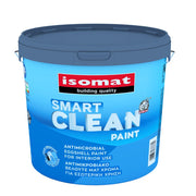 Isomat ISOMAT SMART CLEAN PAINT - Εξαιρετικής ποιότητας, αντιμικροβιακό βελουτέ ματ χρώμα για εσωτερική χρήση