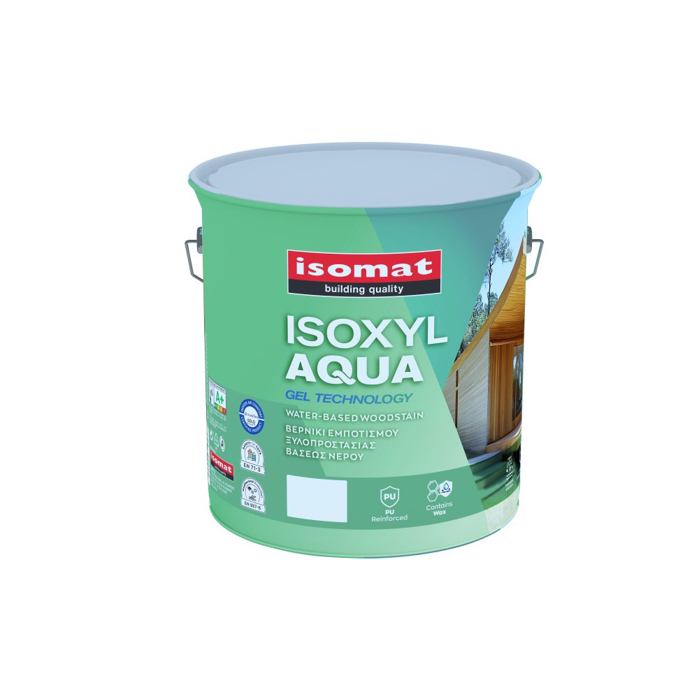 Isomat ISOXYL AQUA - Βερνίκι εμποτισμού ξύλου βάσεως νερού