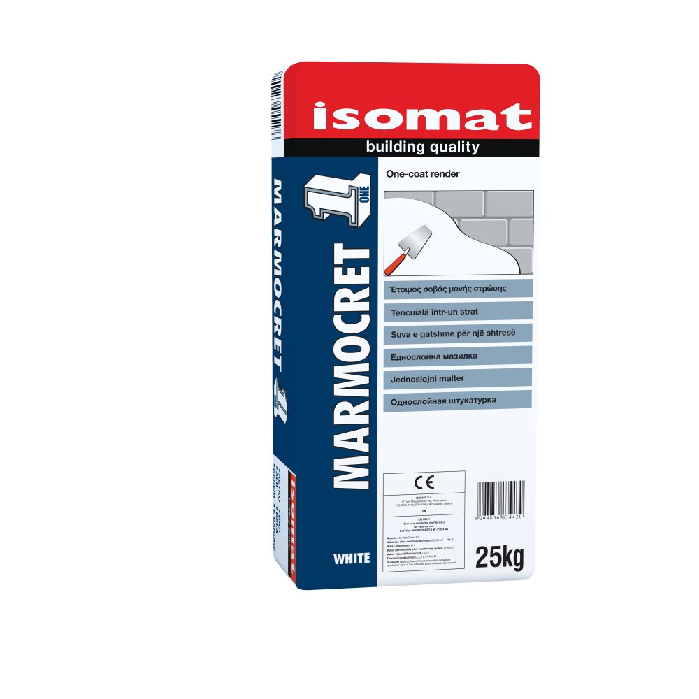 Isomat MARMOCRET-1 - Σοβάς μονής στρώσης