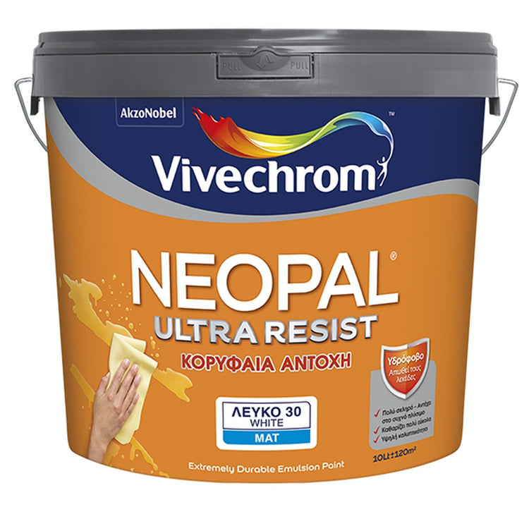 Vivechrom Neopal Ultra Resist - Πλαστικό χρώμα κορυφαίας αντοχής