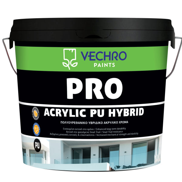 VECHRO PRO ACRYLIC PU HYBRID - Πολυουρεθανικό Υβριδικό Ακρυλικό Χρώμα