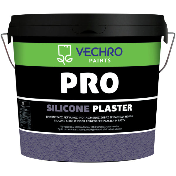 VECHRO PRO SILICONE PLASTER - Σιλικονούχος Ακρυλικός Ινοπλισμένος Σοβάς