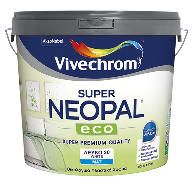 Vivechrom Super Neopal Eco - Οικολογικό ματ πλαστικό χρώμα ασυναγώνιστης ποιότητας