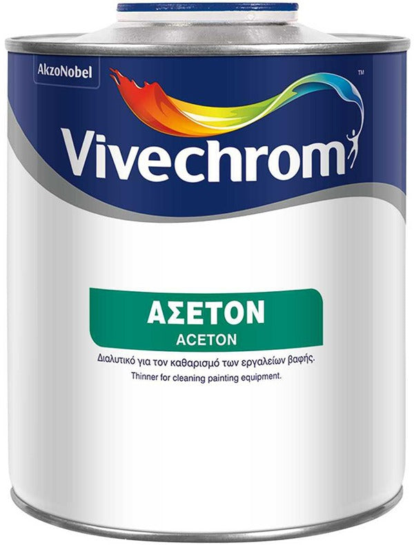 Vivechrom ΑΣΕΤΟΝ - Διαλυτικό για τον καθαρισμό των εργαλείων βαφής