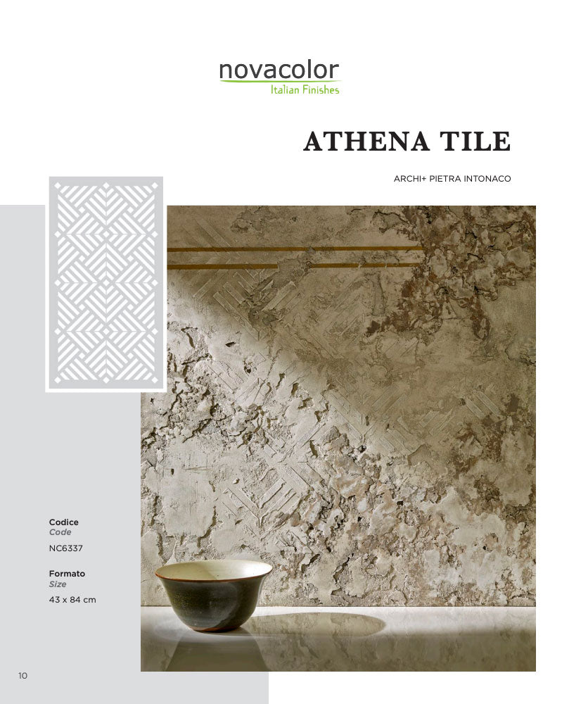 Novacolor Stencil Athena Tile