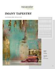 Novacolor Stencil Imani tapestry 53x84cm
