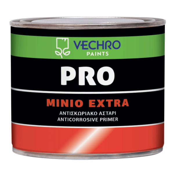 VECHRO PRO MINIO EXTRA - Αντισκωριακό Προστατευτικό Αστάρι Σιδηρών Επιφανειών