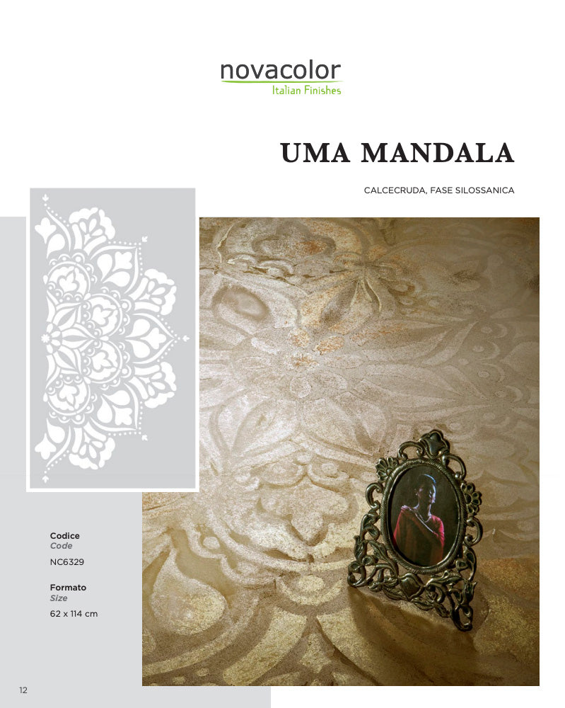 Novacolor Stencil Uma Mandala