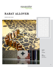Novacolor Stencil Rabat allover 50x84cm