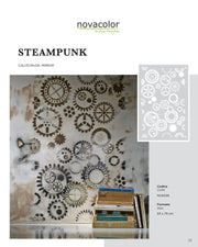 Novacolor Stencil Steampunk 54x84cm