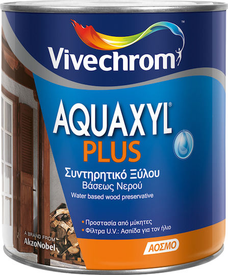 Vivechrom Aquaxyl plus - Άοσμο συντηρητικό εμποτισμού ξύλου βάσεως νερού εξωτερικής χρήσης