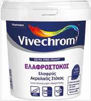 Vivechrom ΕΛΑΦΡΟΣΤΟΚΟΣ - Έτοιμος, πολύ ελαφρύς ακρυλικός στόκος με βάση ακρυλικές ρητίνες και